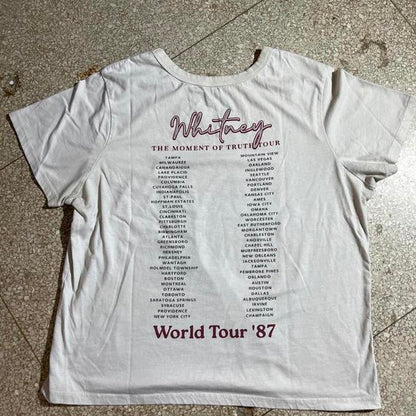 whitney Houston PreOwned XL band tshirt