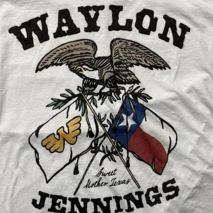 Waylon Jennings Preowned 2XL Band T-shirt