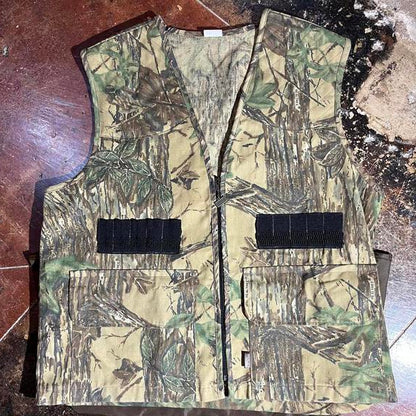 Real tree camo vest PreOwned XL