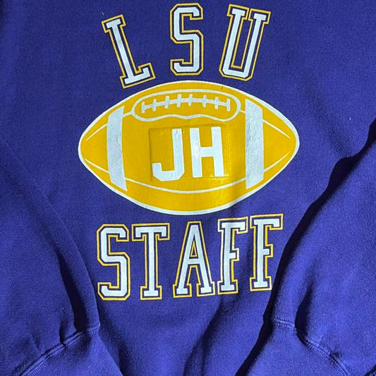 LSU staff pullover XL