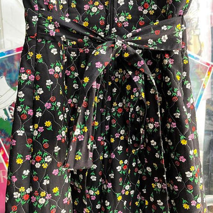 Vintage floral quilted preowned dress