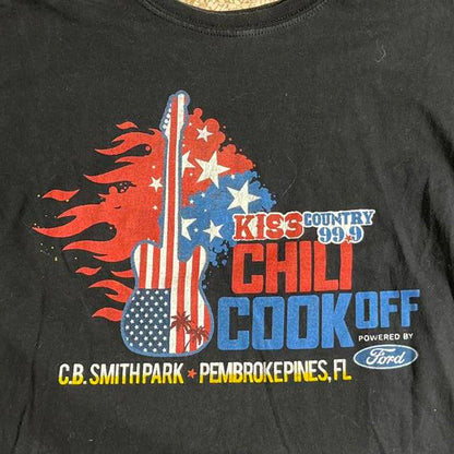 99.5 chili cook off preowned Medium Band T-shirt