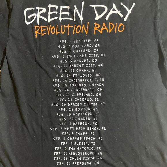 Green Day preowned Medium Band T-shirt