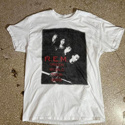 REM preowned Large Band T-shirt