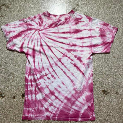 ACDC pink tiedye PreOwned Small Band TShirt