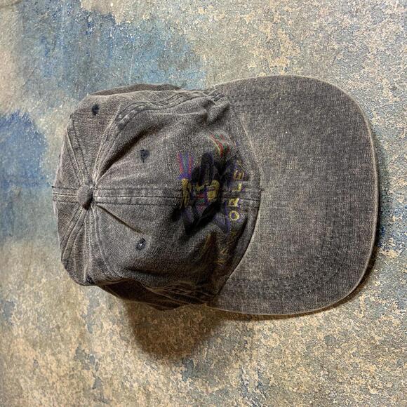 Vintage New Orleans black denim hat