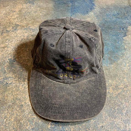 Vintage New Orleans black denim hat