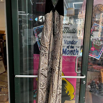 Vintage brown floral preowned dress