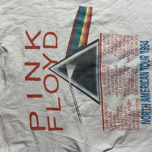 Pink Floyd RARE vtg 1994 tour Preowned Large T-shirt