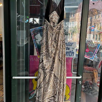 Vintage brown floral preowned dress