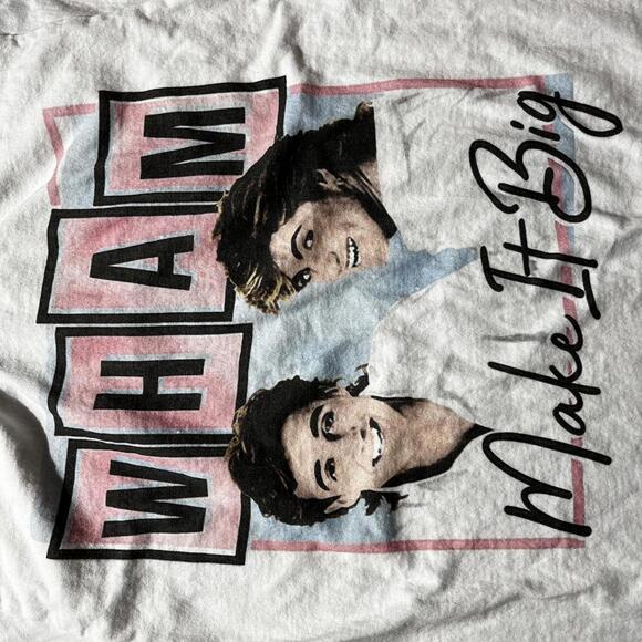 Wham! PreOwned Small Band TShirt