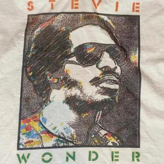 Stevie Wonder PreOwned Small White Shirt